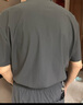 寶財羊爸爸套裝夏季短袖t恤男冰絲polo衫運動中老年人上衣服父親節(jié)禮物 曬單實拍圖