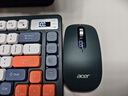 宏碁（acer）無(wú)線(xiàn)藍牙雙模鍵盤(pán)鼠標套裝筆記本臺式電腦用小鍵盤(pán)靜輕音辦公商務(wù)可充電長(cháng)續航適用于Mac平板手機 藍色-無(wú)線(xiàn)藍牙雙模+數顯屏【鍵盤(pán)】+靜音鼠標 曬單實(shí)拍圖