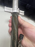 匹克（PEAK）甩棍實(shí)心防身甩棒武器合法伸縮棒車載破窗多功能防狼自衛(wèi)打狗棒棍 【26寸傘繩款-亮銀】26-66CM 曬單實(shí)拍圖