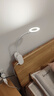 飛利浦（PHILIPS） 可夾式充電護眼臺燈 led夾子燈 兒童學(xué)生閱讀護眼燈臥室床頭燈 旗艦款【3000毫安】白色+線 曬單實拍圖