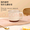拜杰大容量杯子陶瓷早餐杯辦公水杯馬克杯咖啡杯早餐碗燕麥杯牛奶杯  曬單實(shí)拍圖