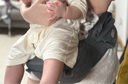 babycare嬰兒背帶fit無(wú)感前抱式Free減壓抱娃神器輕便透氣新生兒四季通用 卡斯爾灰【至臻腰凳背帶】 曬單實(shí)拍圖