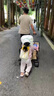 牧高笛（MOBIGARDEN）營(yíng)地車(chē) 戶(hù)外露營(yíng)大容量寬輪雙剎折疊推車(chē)星際 NX23689009 細(xì)沙黃 曬單實(shí)拍圖