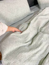 OQB德國全棉雙層紗床上四件套純棉高級床品被套宿舍床單人三件套 靜本色海鹽藍(lán)A類100%新疆全棉 三層紗提花工藝 學(xué)生床 床單款三件套 床單款 被套150*200 曬單實(shí)拍圖