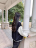 G.DUCKKIDS小黃鴨女童外套春秋新款兒童棒球服中大童夾克開(kāi)衫女孩學(xué)院風(fēng)上衣 黑色 120 尺碼5~6歲【110-120cm】 曬單實(shí)拍圖