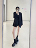 NAIER襪子女春秋冬款基礎組合女襪柔軟透氣女士中筒襪女生舒適棉襪【五雙裝】黑白灰基礎襪組合均碼 曬單實(shí)拍圖