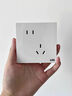 ABB 開(kāi)關(guān)插座面板 盈致系列白色  無(wú)邊框 86型電源 斜五孔插座10只裝（預(yù)售款） 曬單實(shí)拍圖