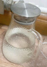 青蘋果冷水壺涼水壺硼硅耐熱玻璃冷熱水壺嘟嘟壺1.8L大容量家用飯店通用 曬單實拍圖