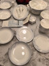 宅美品景德鎮(zhèn)高檔餐具套裝中式骨瓷碗碟套裝家用碗盤喬遷釉下彩禮物灰色 江山如畫-配煲皮箱裝 40頭 曬單實(shí)拍圖