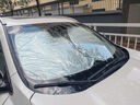 汽車遮陽擋遮陽板遮陽簾前擋車窗遮陽傘防曬罩遮光板簾遮陽布隔熱 本田CRV雅閣XRV思域URV型格皓影凌派繽智冠道 曬單實拍圖