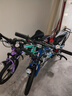 飛鴿兒童自行車(chē)6-12-18歲男女小孩學(xué)生中大童越野山地車(chē)藍白20寸變速 曬單實(shí)拍圖