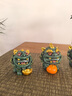 BOSSY故宮風(fēng)文創(chuàng)招財(cái)石獅子一對(duì)好事發(fā)生創(chuàng)意工藝品擺件公司個(gè)人伴手禮 前程似錦【彩金】+底座+禮盒 曬單實(shí)拍圖