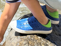 Skechers斯凱奇童鞋男童夏季透氣一腳套網(wǎng)速休閑涼鞋洞洞鞋91995L 曬單實(shí)拍圖