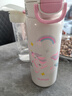 蘇泊爾（SUPOR）保溫杯大容量316L不銹鋼水杯兒童小學(xué)生一蓋雙飲便攜吸管杯彈蓋杯 曬單實拍圖
