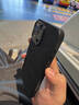 HotFire適用蘋(píng)果15promax手機殼 iPhone15ProMax保護套 閃亮細磁吸全包防摔散熱磨砂殼男女款-典雅黑 曬單實(shí)拍圖
