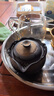 夏至南閣鎏金鐵釉復(fù)古茶壺家用陶瓷蓋碗茶杯過(guò)濾泡茶壺單個(gè)手抓壺功夫茶具 鐵銹釉手抓壺250ml 曬單實(shí)拍圖