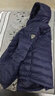 雪中飛輕薄羽絨服男士短款秋冬季新款運動(dòng)休閑百搭連帽羽絨外套男 黑色連帽 （升級90絨） XL (180) 曬單實(shí)拍圖