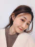 Jay 2025新款方形酒紅色耳環(huán)女百搭耳釘520送女朋友老婆禮物 曬單實(shí)拍圖