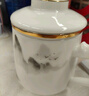 PAKCHOICE茶杯茶水分離陶瓷杯帶蓋辦公室杯羊脂玉水杯送父親教師禮物泡茶杯 曬單實(shí)拍圖