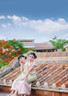 女童傣族夏季表演服男女童傣族服兒童少數民族服裝西雙版納泰國服 【DZ004】女款-粉色兩件套 130 cm 曬單實(shí)拍圖