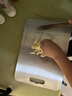 歐樂菲（OLOFE）304不銹鋼菜板子砧板切菜水果案板面板揉面板寶仕康特大號(hào)39*28cm 曬單實(shí)拍圖