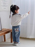 G.DUCKKIDS小黃鴨童裝女童牛仔褲子春秋季2025新款兒童長(cháng)褲女寶寶洋氣直筒褲 圖片色 90 建議80-90cm1歲半-2歲 曬單實(shí)拍圖