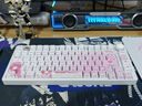 LEOBOG Hi75C/Hi75Cpro客制化三模機(jī)械鍵盤鋁坨坨Gasket結(jié)構(gòu)75配列全鍵無沖熱插拔電競游戲辦公電腦鍵盤 雪域白套件【三模RGB】-PP定位板 曬單實拍圖
