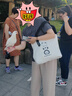 四萬(wàn)公里 帆布包 女手提袋簡(jiǎn)約大容量單肩包文藝時(shí)尚帆布袋子環(huán)保袋收納袋 曬單實(shí)拍圖