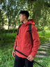 KOLON SPORT/可隆棉服三合一夾克 男子防水防風(fēng)透濕銀標(biāo)P棉戶外沖鋒衣 LHJK5WNT15-RD 紅色 2XL 185/104A 曬單實(shí)拍圖