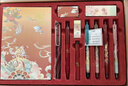 得力（deli）前程似錦文具套裝11件套 考試中性筆鋼筆筆記本 學(xué)生考試文具禮盒中高考禮物SG168 六一禮物 曬單實(shí)拍圖