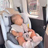 貝倍適兒童安全座椅汽車(chē)通用0-4-12歲寶寶嬰兒旋轉車(chē)載isofix便攜坐椅 尊享灰（硬接口+上拉帶+側防） 曬單實(shí)拍圖