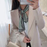 DHKZSTE絲巾女桑蠶絲真絲長條絲巾圍巾母親節(jié)送女友老婆媽媽長輩生日禮物 莫蘭迪卡色 高級感輕奢&百搭實(shí)用 曬單實(shí)拍圖