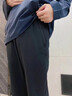 安踏加絨運動(dòng)褲男秋冬季加厚保暖衛褲直筒寬松男士褲子青少年休閑長(cháng)褲 黑色【加絨直筒-拉鏈口袋】 L /175(120-140斤） 曬單實(shí)拍圖