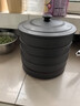 云南建水紫陶分層餅茶盒儲茶罐茶餅多層收納盒普洱茶獨立防潮密封 五分層 餅茶盒 曬單實拍圖