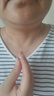 央創(chuàng)時(shí)尚足銀項(xiàng)鏈女款輕奢小眾高級(jí)感七夕情人節(jié)生日禮物女生送女朋友老婆 曬單實(shí)拍圖