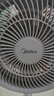美的（Midea）【暴風(fēng)循環(huán)】空氣循環(huán)扇大風(fēng)量搖頭電風(fēng)扇家用臺式落地扇輕音臥室節能小風(fēng)扇柔風(fēng)輕羽扇 FGA24TQ 曬單實(shí)拍圖