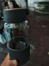 北鼎（Buydeem）泡茶隨手杯 茶水分離水杯大容量玻璃杯高顏值茶杯便攜辦公禮物 【水墨灰】暢快飲|茶水分離630ml 曬單實(shí)拍圖