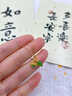 中國黃金（CHINA GOLD）黃金項(xiàng)鏈女足金太陽花碧玉吊墜生日禮物送女友老婆 太陽花碧玉吊墜約0.7g配銀鏈【甄選禮盒】 曬單實(shí)拍圖