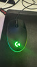 羅技（G）G102游戲鼠標有線(xiàn)機械鼠標電競輕量化 電腦鼠標經(jīng)典便攜中小手宏編程 吃雞英雄聯(lián)盟入門(mén)款 8000DPI 羅技G102黑（第二代）+鼠標墊 曬單實(shí)拍圖