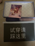 金利來（goldlion）女鞋坡跟皮鞋時尚圓頭牛皮淺口一腳蹬單鞋女 G662320016米白38 曬單實拍圖