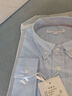 U.S. POLO ASSN.襯衫男春秋長(cháng)袖白色休閑工裝外套高端免燙抗皺寬松藍色男士襯衣 曬單實(shí)拍圖