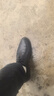 卡帝樂(lè )鱷魚(yú)（CARTELO）軟牛皮男士皮鞋商務(wù)正裝鞋男軟皮耐磨透氣皮鞋男9585 黑色 40 曬單實(shí)拍圖