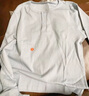 童泰（TONGTAI）寶寶內(nèi)衣套裝春秋季男童女童長(zhǎng)袖衣服家居服內(nèi)衣秋衣秋褲坑條 米白 【前開套裝-高腰款】 90 cm 曬單實(shí)拍圖