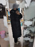 ROSY FAIRY極寒羽絨服男過(guò)膝90絨加厚羽絨服男東北超厚中長(cháng)款男女羽絨服冬季 90絨長(cháng)款黑色（男女同款） M 90%絨339g體重110-130斤左右 曬單實(shí)拍圖