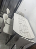 顧家家居（KUKA）現(xiàn)代巖板餐桌椅家用飯桌方變圓可伸縮圓桌DS7186T 餐桌+蝴蝶椅*4 曬單實(shí)拍圖