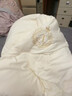 A類(lèi)大豆纖維被子冬被芯冬季加厚保暖棉被夏季春秋單雙人四季通用 A類(lèi)超柔-抗菌刺繡-奶油白 150*200cm 夏涼被（約3斤） 曬單實(shí)拍圖