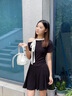 MOCCSOCC包包女款輕奢侈女士斜挎包水桶包手提包情人節生日禮物送女友老婆 白色 精美禮盒包裝 曬單實(shí)拍圖