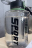 富光噸杯桶大容量塑料杯水杯Tritan刻度吸管運動戶外水壺杯子1600ML 曬單實拍圖