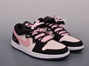 耐克（NIKE）球鞋定制AirJordan1AJ1芝芝莓莓蝴蝶結黑粉低幫女子板鞋 芝芝莓莓 定制款不支持退換 贈送 38 只賣(mài) 假一賠三 曬單實(shí)拍圖