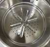 康巴赫（KBH）奶鍋316不銹鋼嬰兒寶寶輔食鍋小奶鍋泡面鍋爐灶通用帶蒸屜16cm 曬單實(shí)拍圖